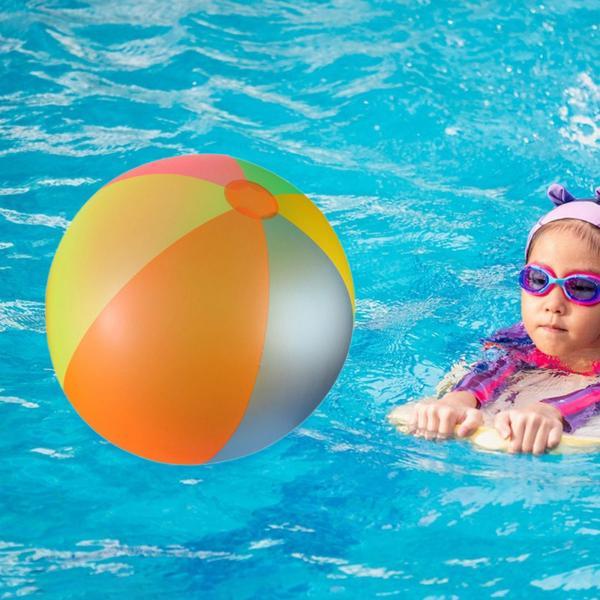 インフレータブルビーチボール 面白い巨大スイミングプールおもちゃ 女の子向け ホリデー 夏 60cm