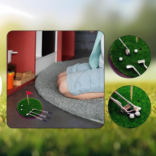 説明:[多用途の互換性]: 1/6と1/12スケールのドールハウスにぴったり合うように設計されたこのミニゴルフセットには.ミニゴルフ練習用芝マット.ミニゴルフボール2個.ミニゴルフパタークラブ3個.ミニフラッグが含まれており.ミニチュアシー...