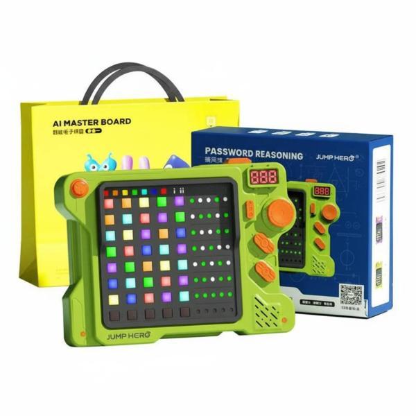 論理思考パズル 集中力 知能訓練ゲーム機 段階式難易度 記憶力トレーニングおもちゃ 順序モード 光るパズルゲーム機 持ち運びやすい 知育遊具 男の子用 ギフト用
