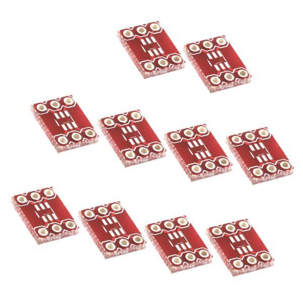 10枚 6ピン SOT23 P  アダプタ PCB ソケット 実験コンバータ ボード
