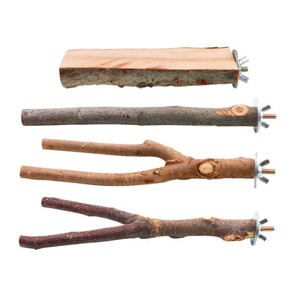 説明:[オウムのケージおもちゃ]: このオウムの止まり木は.小さなお友達が立ったり.遊んだり.休息や娯楽のためにデザインされています.[耐久性のある素材]:鳥の止まり木は高品質の木材で作られており.鳥の足と脚に挑戦して運動するのに役立ちます...