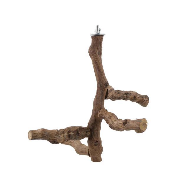 説明:[木の鳥の止まり木スタンド]:この鳥の止まり木は複数の枝でできており.ペットの鳥が爪を研いだりかじったりして運動できるようにしながら.立つためのプラットフォームを提供するように設計されています.[取り付け簡単]: オウム止まり木の上部...