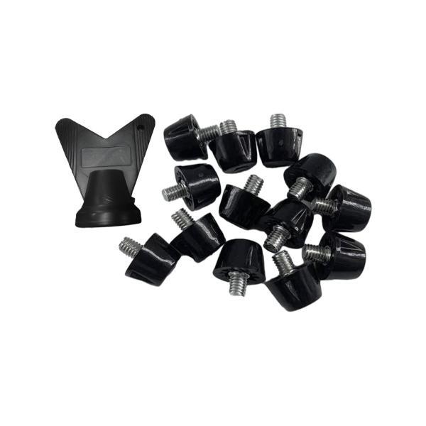 説明:[パッケージ]シューズスパイク12個(7mmスタッド8個.10mmスタッド4個.シューズスパイクレンチ1個)が入っており.古いまたは壊れたサッカーブーツスパイクの交換に十分な量です.[耐久性]サッカーブーツスパイククリートはナイロン素...