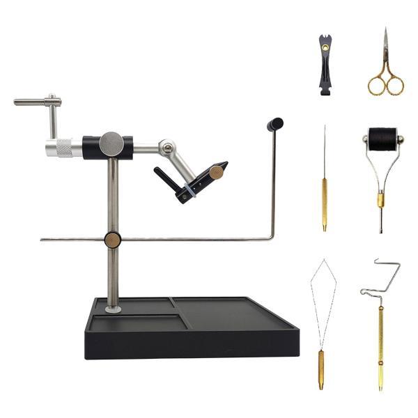 フライタイイング　ツールとマテリアル（使用品） フライタイイング バイス&ツールセット | TIEMCOフライフィッシング