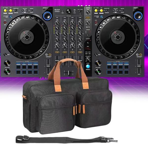 DJコントローラーショルダーバッグ 22x7x11.5インチ 防塵パッド入りジッパー 大容量ポータブルオーガナイザー 調節可能なショルダーストラップ