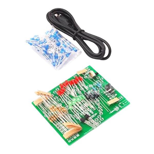 DIY ウィンドベル 電子キット 科学学習 工作 組み立て 教育 DC 3-5V LED 溶接メーカー はんだ付け プロジェクト 練習