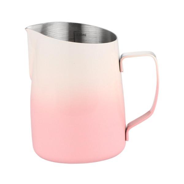 ピンク 牛乳の泡立ち投手 牛乳の泡立ちピッチャークリーマー泡立ちピッチャー
