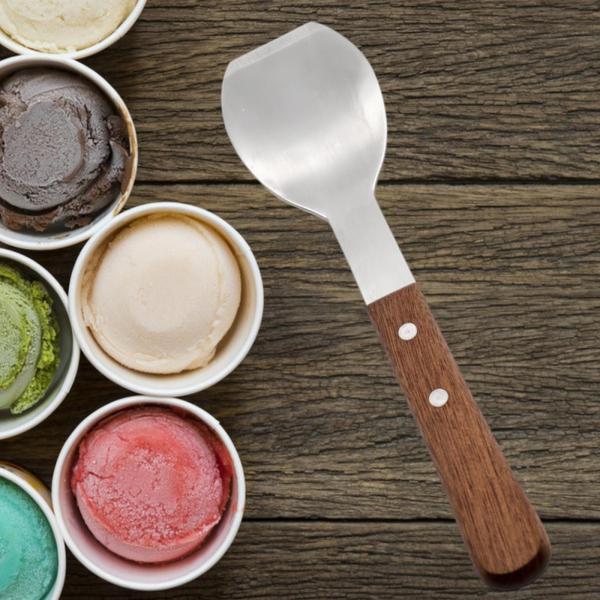 説明:[素材]: アイスクリームスクープはステンレススチールと快適な木製ハンドルの組み合わせで作られており.使用時に快適に感じられます. [幅広い用途]: デザートシャベルは.コーン.サンデー.パイ.メロン.シャーベット.フルーツボールなど...