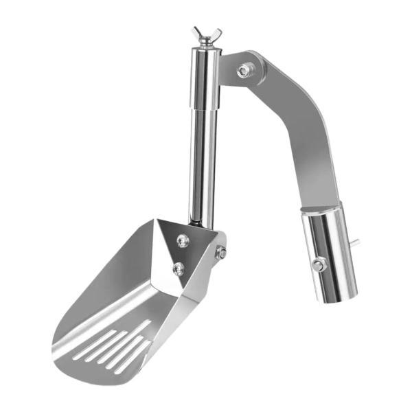 雨樋掃除ツール 雨樋クリーナー 頑丈 厚手 多目的 落ち葉掃除スプーン タウンハウス用 スクープ