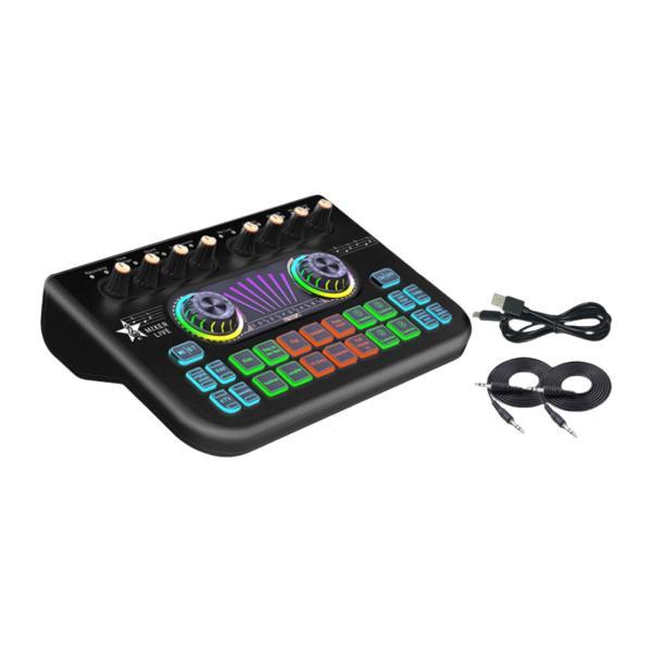 オーディオミキサー 4チャンネル 24 DSP USB サウンドカード オーディオミキサー 4チャンネル 24 DSP USB サウンドカード