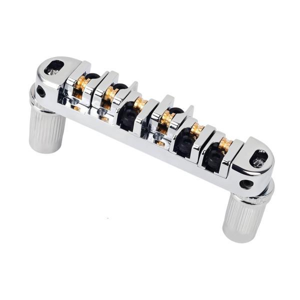 説明:[特徴]: ギターブリッジローラーサドルにはスタッドとコーティングが装備されており.弦の破損を防ぎ.チューニングを維持するのに役立ちます. [素材]: ギターローラーサドルブリッジは亜鉛合金製で.丈夫で長期間の使用に耐えます. [付属...