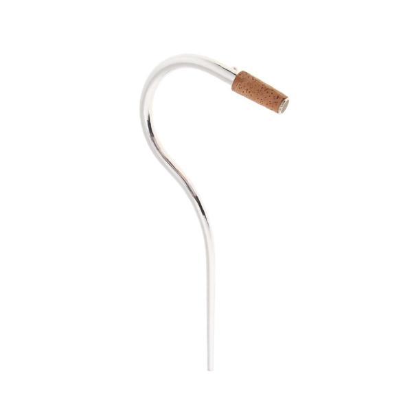 説明:ファゴット マウスピース ボーカル クルック.耐久性に優れたコルクマウスピース.銅製.銀メッキ.滑らかな表面のパイプ.ファゴット木管楽器の交換部品です.ファゴット奏者に最適です.サイズチャート:長さ: 約20.7cm/8.15インチ....