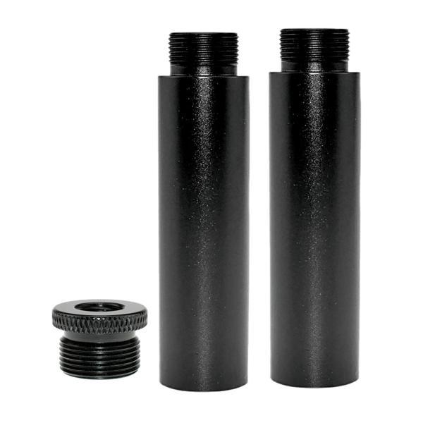 仕様:材質: アルミニウム合金サイズチャート:長さ: 76mm/2.99インチパッケージに含まれるもの:マイクスタンド延長チューブ2個アダプター1個...