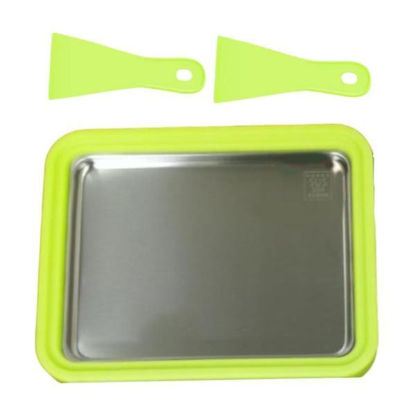 説明:[アイスクリームローラープレート]:インスタントアイスクリームメーカーは.自宅でアイスクリーム.フローズンヨーグルト.シャーベット.ジェラートを数分で作ることができます.[使いやすい]: アイスクリームパンは使いやすく.電気も必要あり...