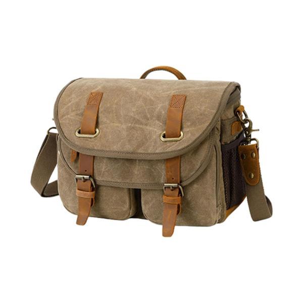 カメラケース カメラショルダーバッグ 三脚ホルダー付き コンパクト