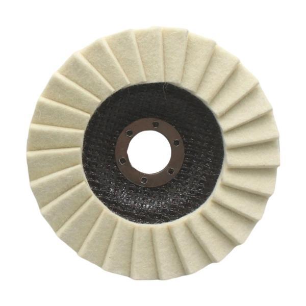 ウールフェルト研磨ホイールディスク、バフ研磨ホイール研削パッドアングルアタッチメントラウンド大理石車ワックス家具ジュエリー用