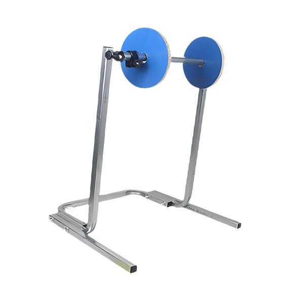 ラッピングロールディスペンサー 床置き式 亜鉛メッキスチールラック フォームラップホルダー 移動機器用 商業用