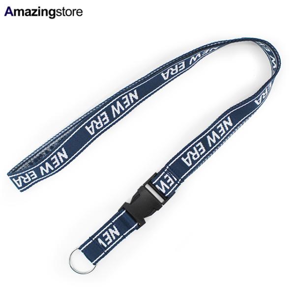 ニューエラ ネックストラップ NECK STRAP LANYARD NAVY-WHITE NEW ERA