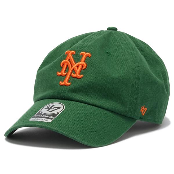 47ブランド キャップ ニューヨーク メッツ MLB CLEAN UP W/ NO LOOP LABEL EDEN GREEN 47BRAND NEW YORK METS クリーンナップ グリーン 47A-CLPNEYMET-CTGW-EDE