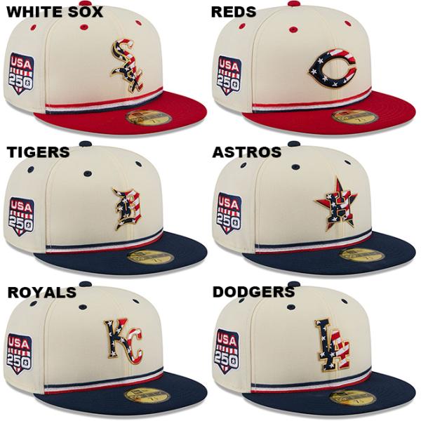 独立記念日モデル ニューエラ キャップ 59FIFTY MLB 2026 JULY 4TH STARS N STRIPES FITTED CAP NEW ERA FOURTH OF JULY