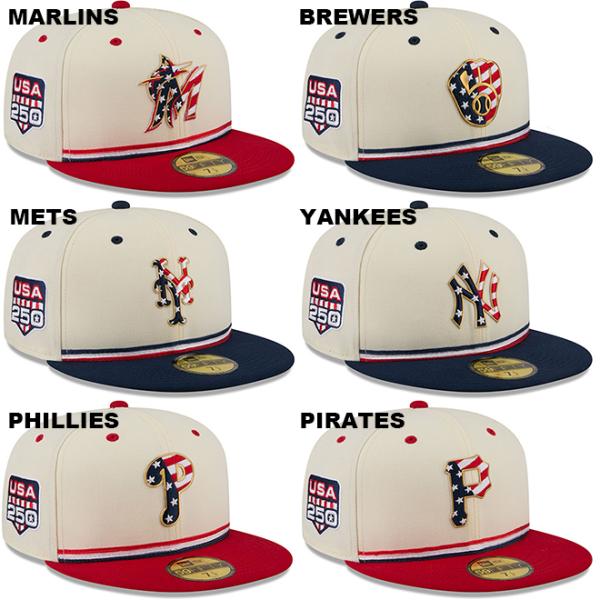 独立記念日モデル ニューエラ キャップ 59FIFTY MLB 2026 JULY 4TH STARS N STRIPES FITTED CAP NEW ERA FOURTH OF JULY