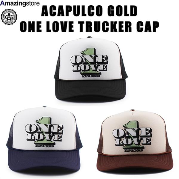 3色展開 アカプルコ ゴールド ONE LOVE TRUCKER CAP ACAPULCO GOLD