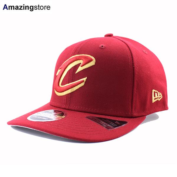 ニューエラ キャップ 9SEVENTY ストレッチ スナップバック クリーブランド キャバリアーズ NBA STRETCH SNAPBACK CAP BURGUNDY NEW ERA CLEVELAND CAVALIERS