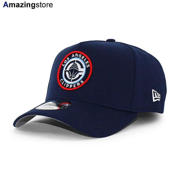 ニューエラ キャップ 9FORTY スナップバック ロサンゼルス クリッパーズ NBA A-FRAME SNAPBACK CAP NAVY NEW ERA LOS ANGELES CLIPPERS
