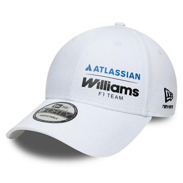 ニューエラ キャップ 9FORTY アトラシアン ウィリアムズ レーシング STRAPBACK CAP WHITE NEW ERA ATLASSIAN WILLIAM RACING ホワイト
