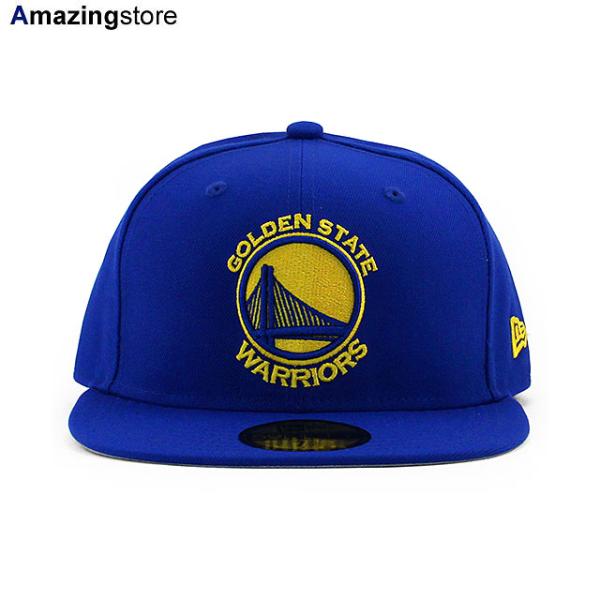 ニューエラ キャップ 59FIFTY ゴールデンステイト ウォリアーズ NBA TEAM BASIC FITTED CAP ROYAL BLUE NEW ERA GOLDEN STATE WARRIORS