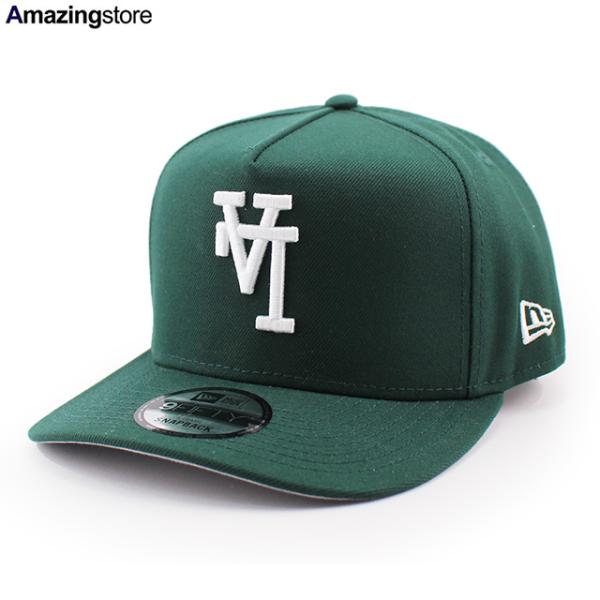ニューエラ スナップバック キャップ PC9FIFTY ロサンゼルス ドジャース UPSIDE PRE-CURVED A-FRAME SNAPBACK CAP DARK GREEN NEW ERA LOS ANGELES DODGERS