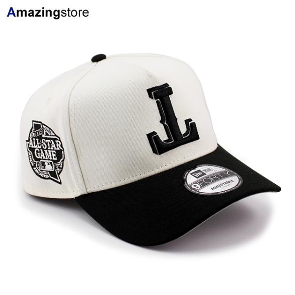 ニューエラ キャップ 9FORTY スナップバック テキサス レンジャーズ MLB UPSIDE 2024 ALL STAR GAME A-FRAME SNAPBACK CAP CREAM BLACK NEW ERA TEXAS RANGERS