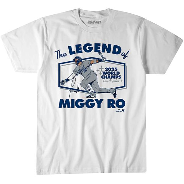 ミゲル ロハスモデル 海外取寄 ロサンゼルス ドジャース Tシャツ THE