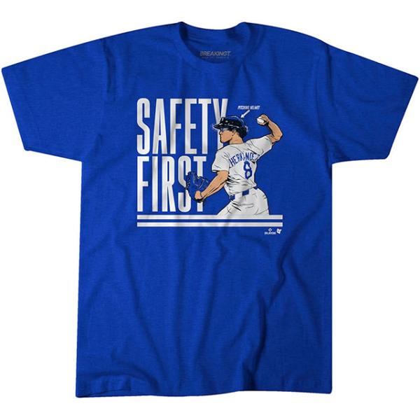 キケヘルナンデス　safety first Tシャツ キケ ヘルナンデスモデル 海外取寄 ロサンゼルス ドジャース Tシャツ