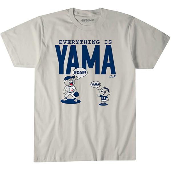 山本由伸モデル 海外取寄 ロサンゼルス ドジャース Tシャツ EVERYTHING