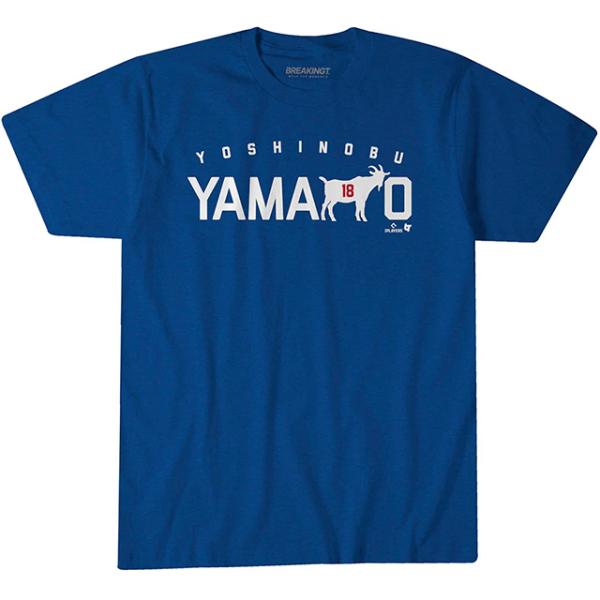 Ｈ*Ｏ様 ドジャース 山本由伸 ユニフォームDodgers Yamamoto # 山本由伸モデル 海外取寄 ロサンゼルス ドジャース Tシャツ YAMA-GOAT