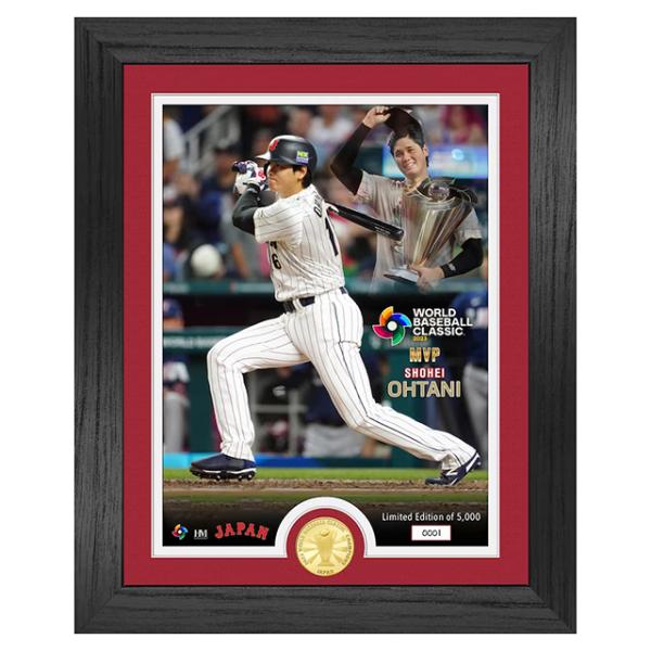 海外取寄 WBC MVP 大谷翔平モデル 額入りコラージュフレーム 2023 WORLD BASEBALL CLASSIC CHAMPIONS MVP BRONZE COIN PHOTO MINT
