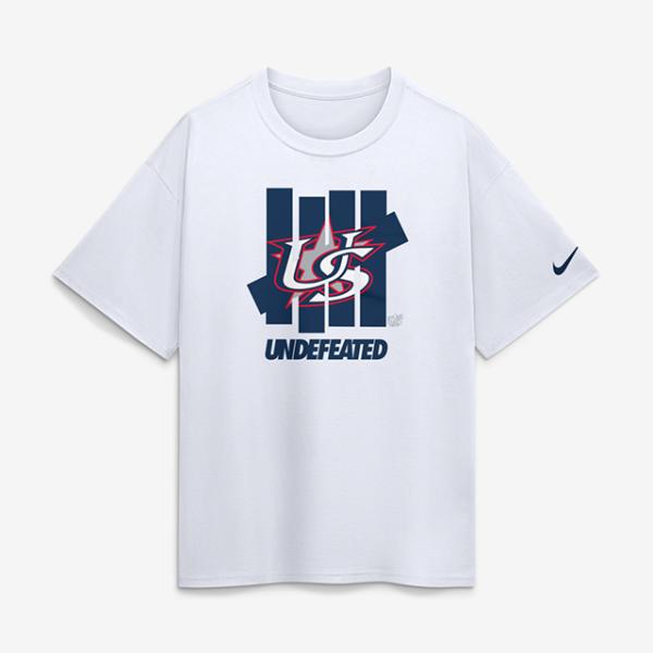 【新品未使用・アメリカ購入品】 NIKE 刺繍ロゴ トップス USA XXL NIKE（ナイキ） WBC 海外取寄 × アンディフィーテッド Tシャツ