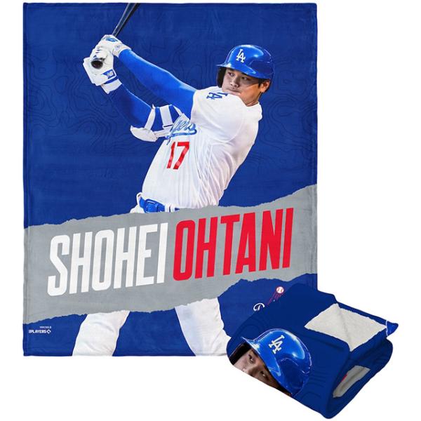 大谷翔平モデル 海外取寄 シェルパブランケット ロサンゼルス ドジャース MLB PLYER SILK TOUCH SHERPA THROW BLANKET ROYAL BLUE