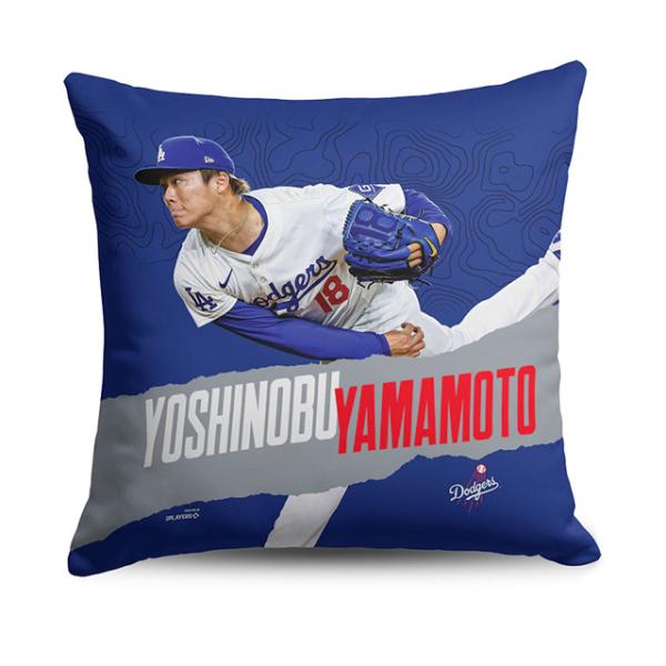 山本由伸モデル 海外取寄 クッション ロサンゼルス ドジャース MLB