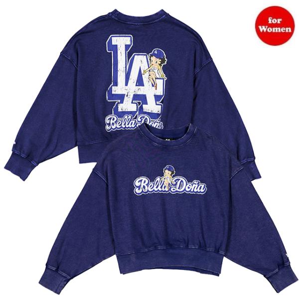 未使用 MLB ドジャース Women's Night スウェット XL 希少品 NEW ERA 海外取寄 女性用 ニューエラ スウェットシャツ ロサンゼルス