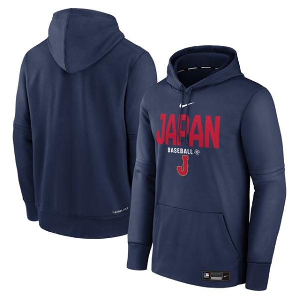 新品 Nike ナイキ WBC 2026 Japan フーディー ネイビー M NIKE（ナイキ） 海外取寄 WBC 日本代表 プルオーバーフーディー 2026