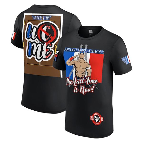 ジョン シナモデル WWE AUTHENTIC Tシャツ FAREWELL TOUR S 2025 PARIS