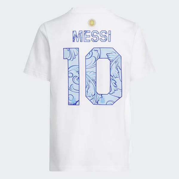海外取寄 リオネル・メッシモデル アディダス アルゼンチン代表 2026 アウェイ ネーム＆ナンバー Tシャツ