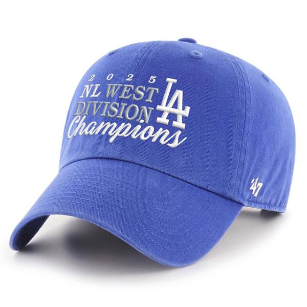 LA チャンピオンシップキャップ 2025年 Los Angeles Dodgers 2025 Regular Season Division Champions Replica