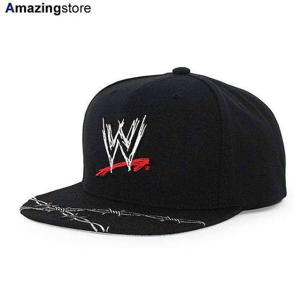 ミッチェル＆ネス WWE キャップ スナップバック SCRATCH LOGO SNAPBACK CAP BLACK MITCHELL&amp;NESS