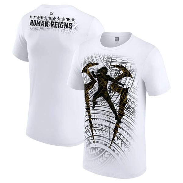 ローマン レインズモデル 海外取寄 WWE AUTHENTIC Tシャツ TRIBAL LOGO