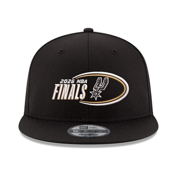 海外取寄 ニューエラ キャップ 9FIFTY サンアントニオ スパーズ 2026 NBA FINALS SNAPBACK BLACK SAN ANTONIO SPURS