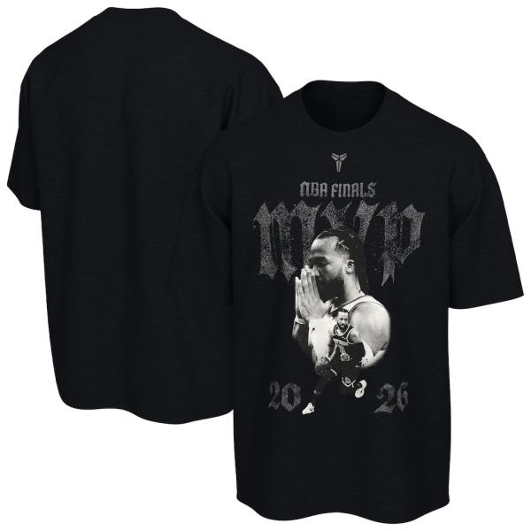 ジェイレン ブランソンモデル 海外取寄 ナイキ Tシャツ ニューヨーク ニックス 2026 NBA FINALS MVP T-SHIRT BLACK