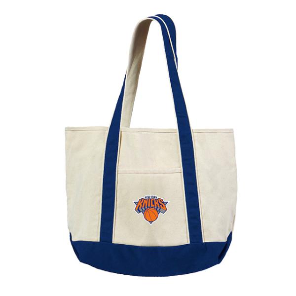 海外取寄 トートバッグ ニューヨーク ニックス COLORED STRAP CANVAS TOTE BAG IVORY NEW YORK KNICKS THE NORTHWEST GROUP